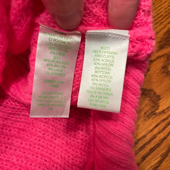 Lilly Pulitzer Kasmina Sweater - Pink Isle - Size M - Picture 14 of 14